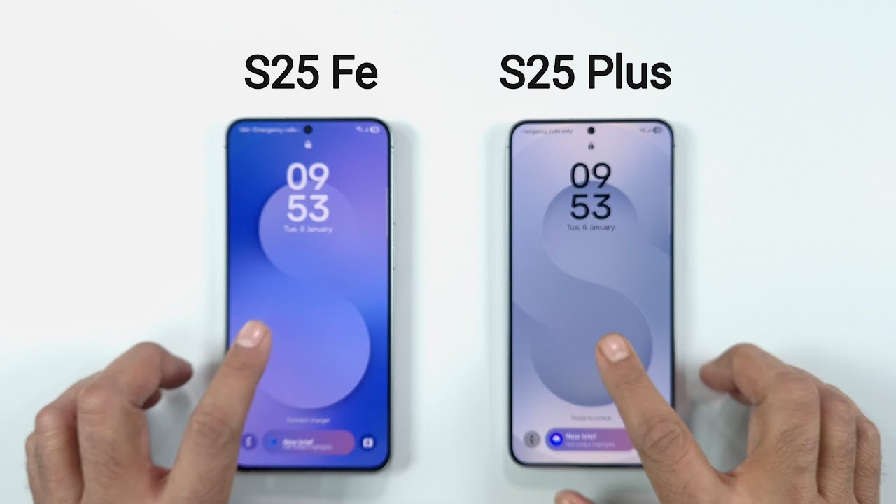 Samsung Galaxy S25 Fe vs Galaxy S25 Plus - Speed Test