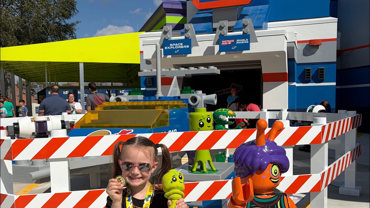 Galacticoaster Preview at Legoland Florida! 