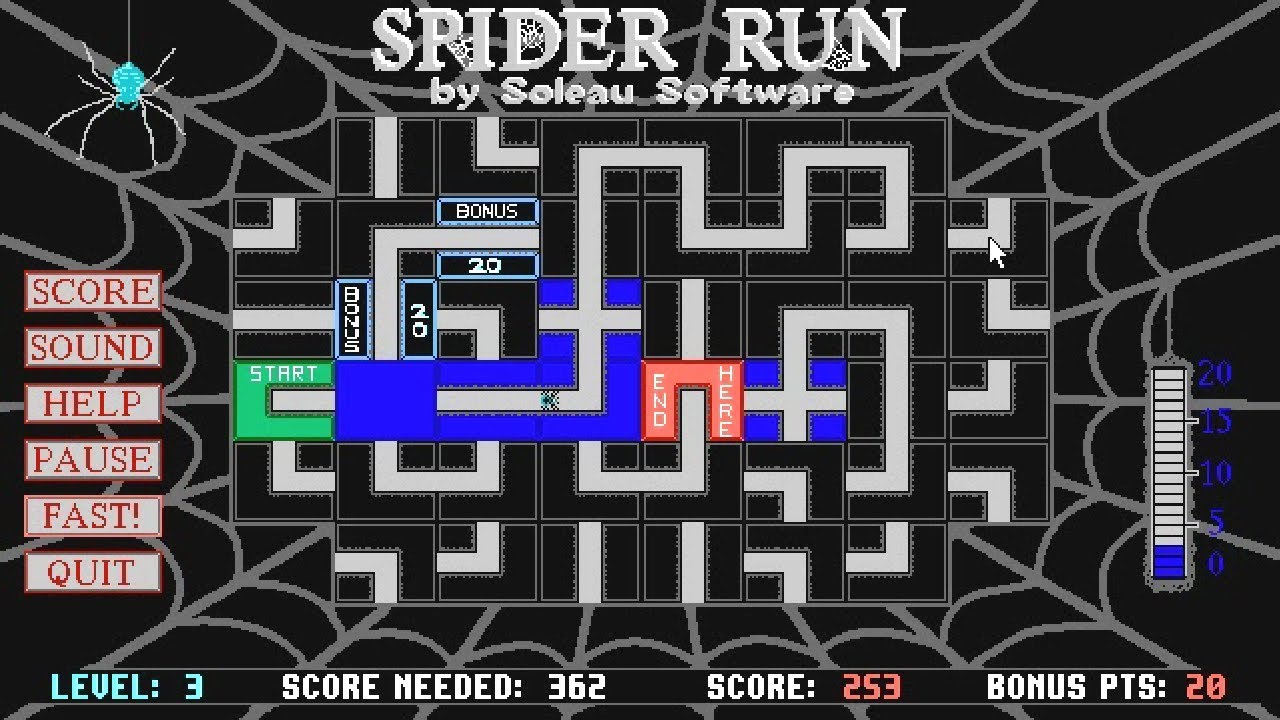 Spider Run (Dos game 1994)