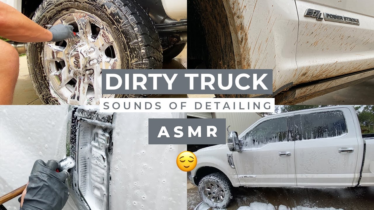 DIRTY Truck Detail | ASMR Sounds of Detailing