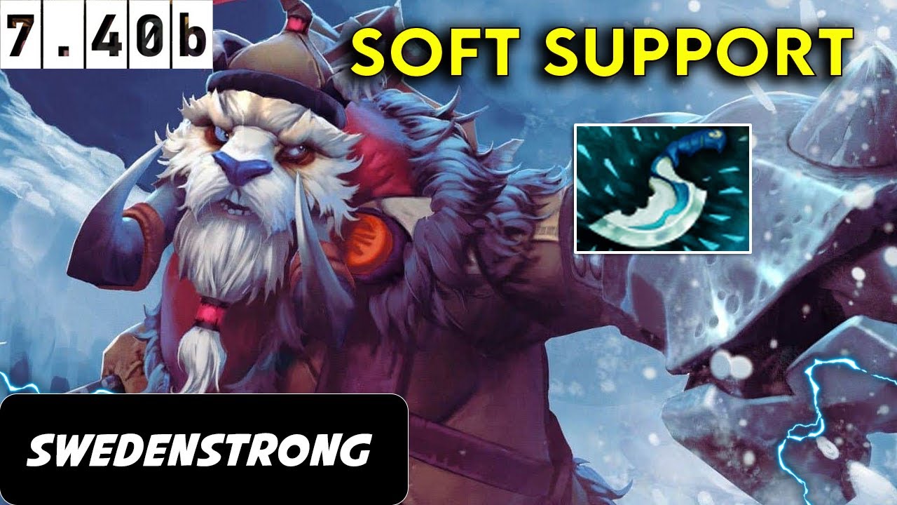 Swedenstrong Tusk Soft Support - Dota 2 New Patch 7.40bPro Player Full gameplay