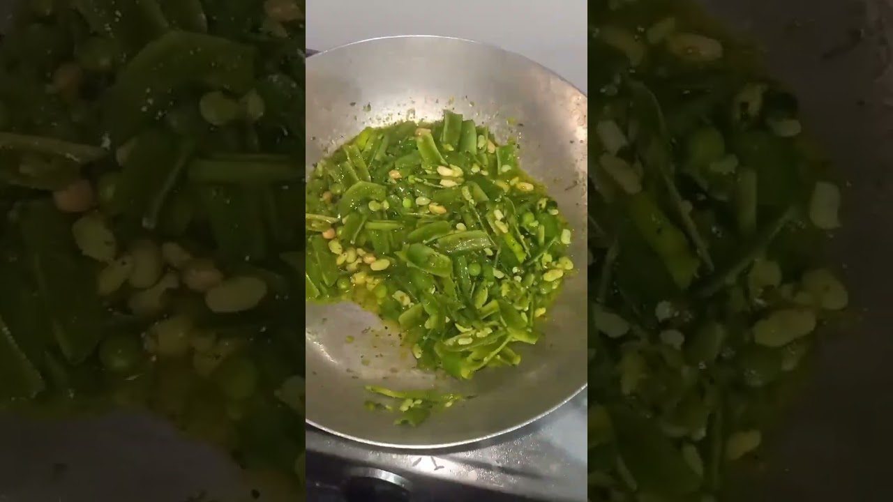 Hari mirch wali sem ki phali | #viral #shorts #ytshorts #kitchenlife #trending #subscribe