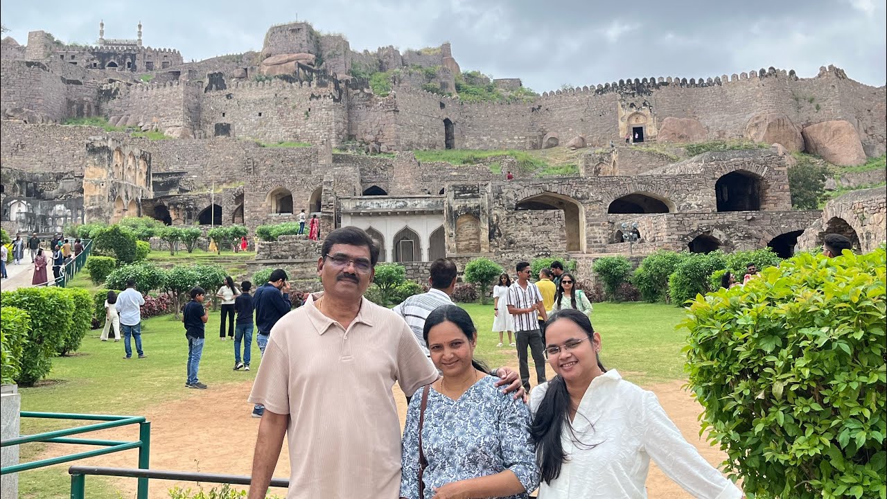 Day 2 Hydrabad (Golkonda Fort, Charminar, Birla Temple)