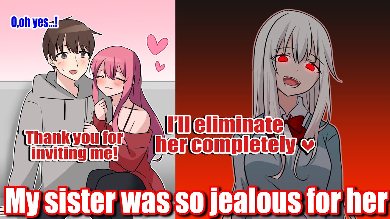 【Manga】My sister turned into Yandere when I invited my female friend to my house【RomCom】