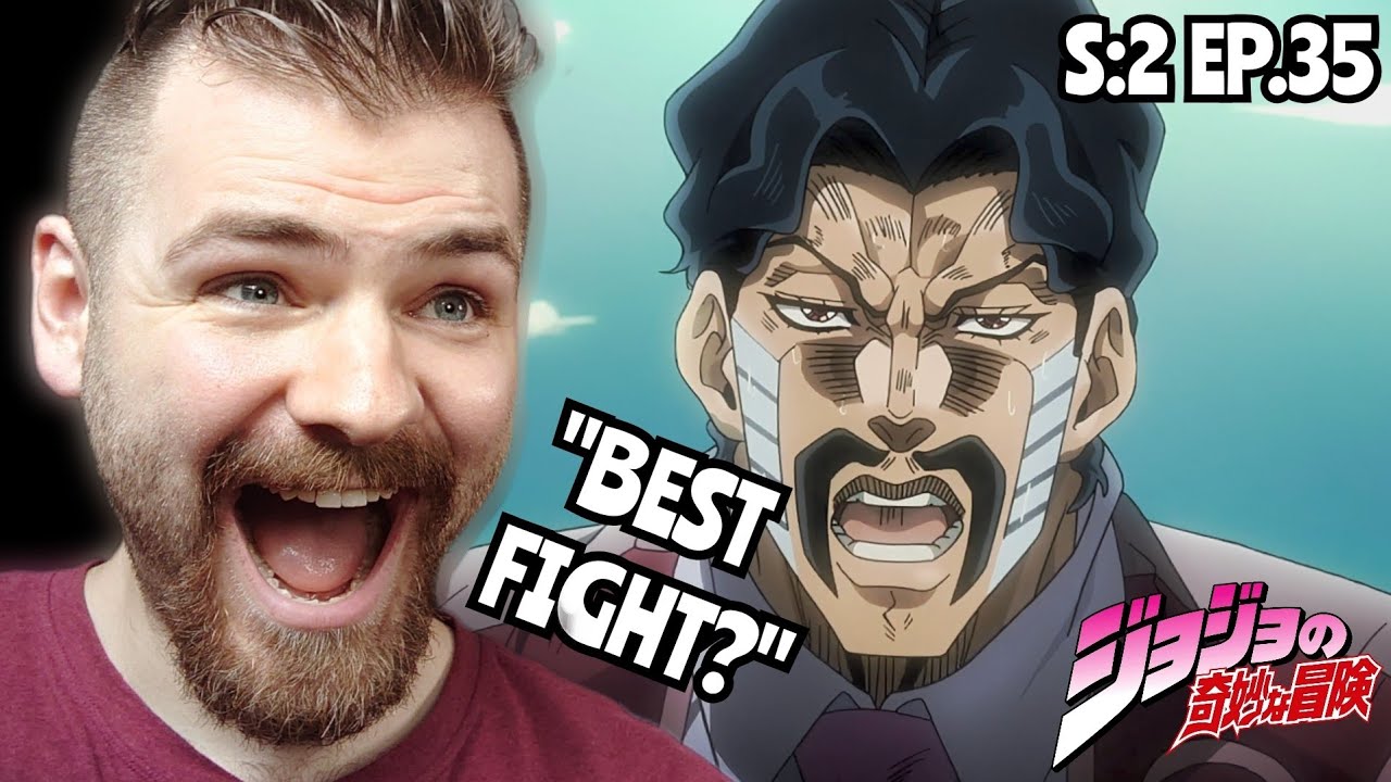 THE MOST INTENSE *NON* FIGHT!! | JOJO'S BIZARRE ADVENTURE *PART 3* EPISODE 35 | (S2 EP:35) REACTION!