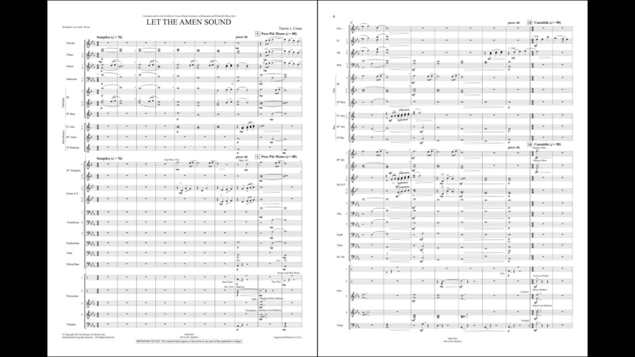 Let the Amen Sound by Travis. J. Cross