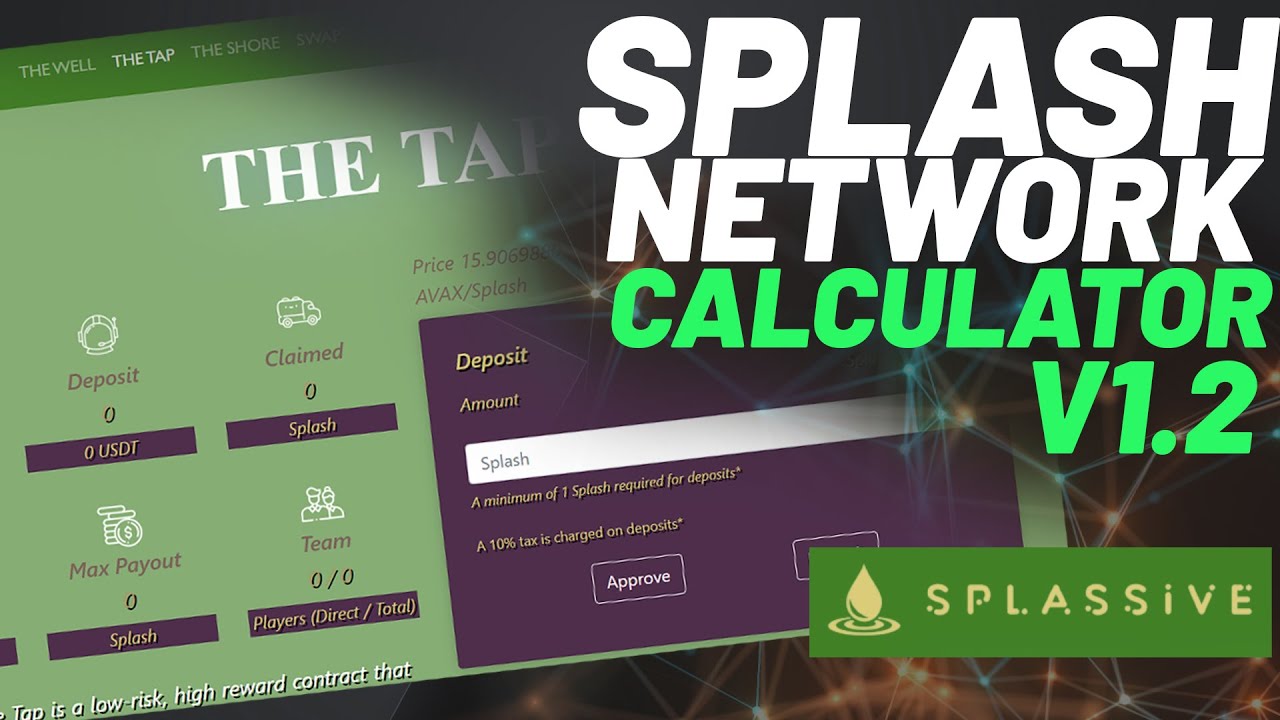 Splash Network Calculator Update V1.2