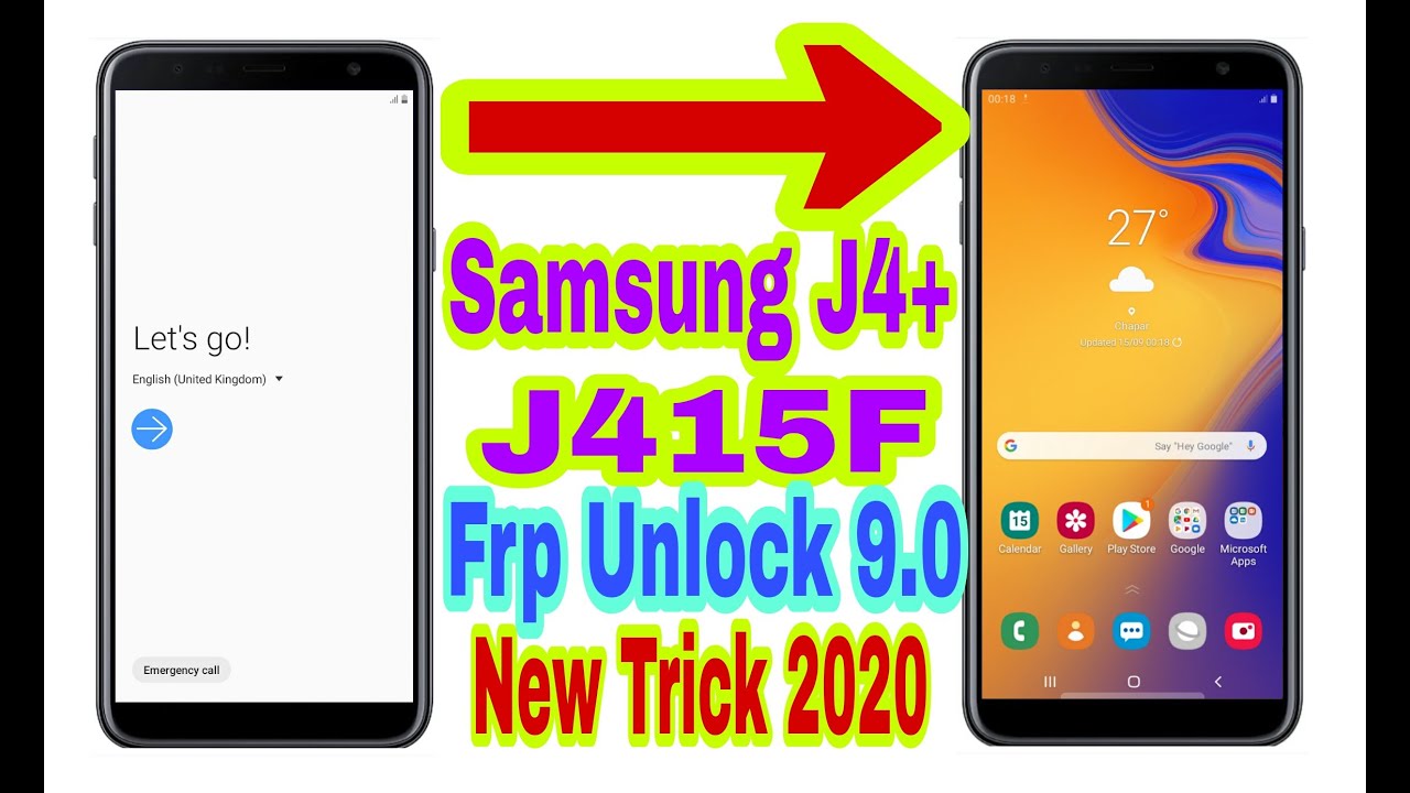 Samsung J4+(J415F)9.0 Frp Bypass 2020 Without Pc||Bypass Google Account 100% Working By Tech Babul