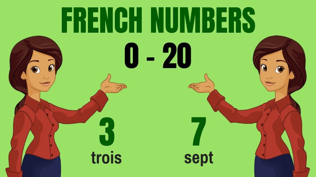 French Numbers 0 - 20 | Counting French 1 - 20 with Pronunciation - How to Speak Numbers in French