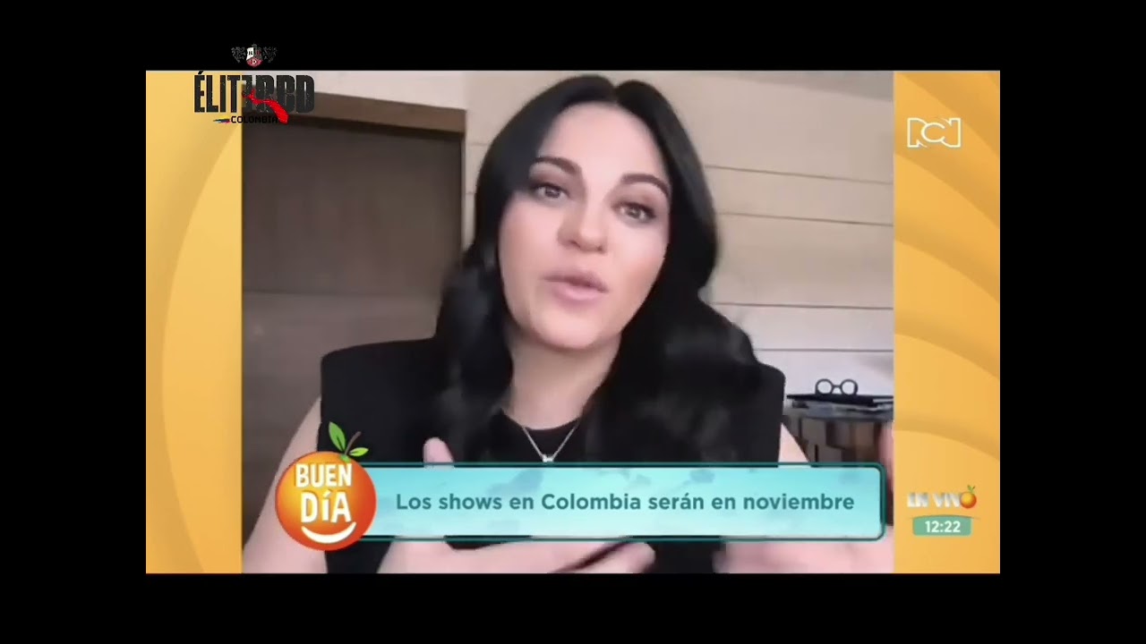 Maite Perroni habla de la gira de RBD en Colombia