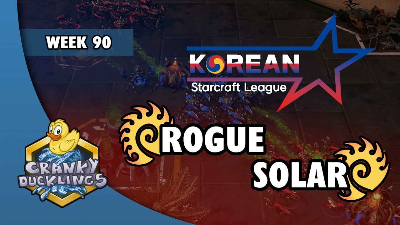 Rogue vs Solar - ZvZ | Korean StarCraft League: Week 90 | Open StarCraft 2 Tournament