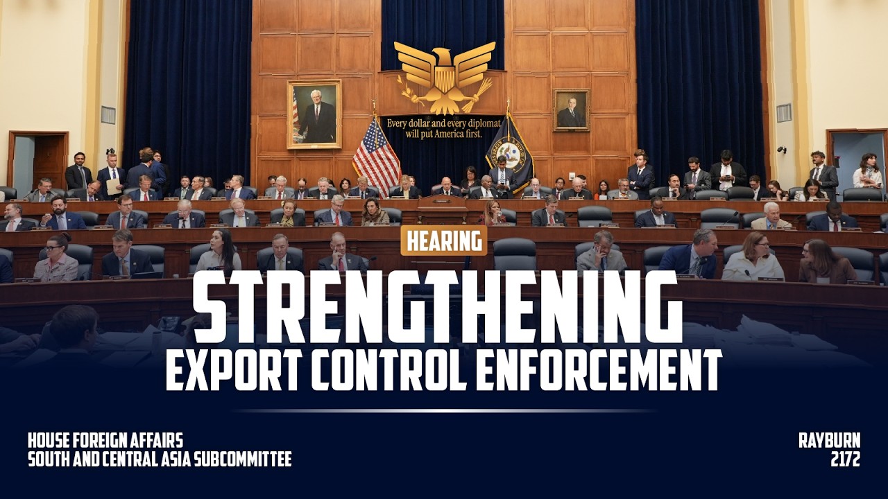 Strengthening Export Control Enforcement