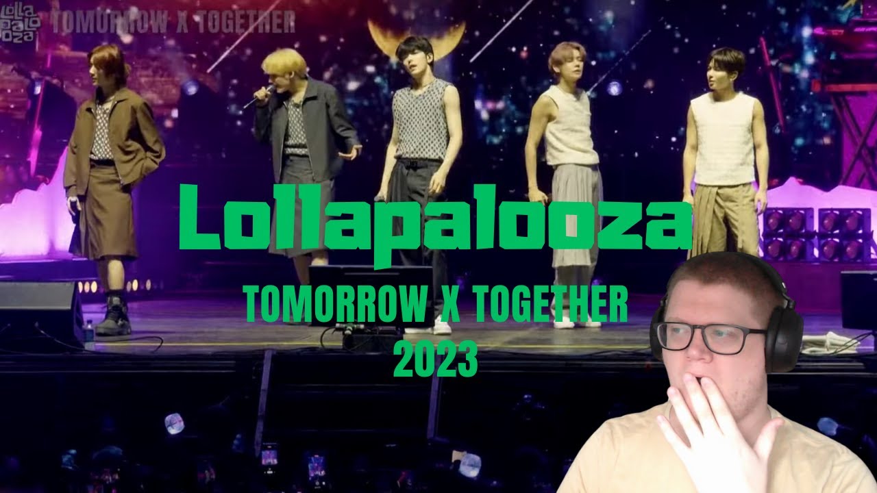 TOMORROW X TOGETHER (TXT) Live at Lollapalooza 2023 | FIRST TIME REACTION