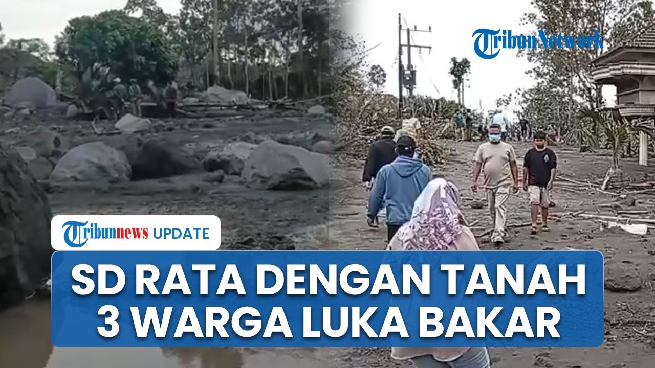 PENAMPAKAN SDN 2 Supiturang Lumajang Rata dengan Tanah usai Diterjang Banjir Lahar Semeru