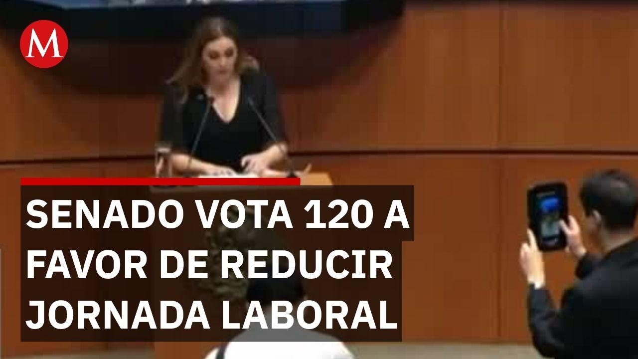 Senado vota a favor de la jornada de 40 horas semanales