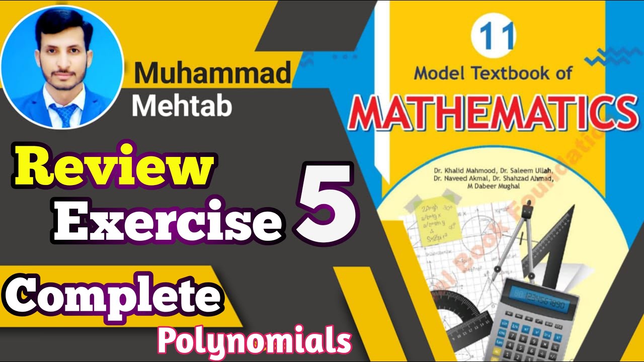 Review Exercise 5 Class 11 NBF | National book foundation | Calculus Corner