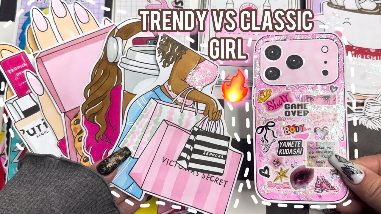 Новинка 😱 Trendy & Classic girl 💓 Бумажные сюрпризы✨распаковка 💋 Просто Бумажная