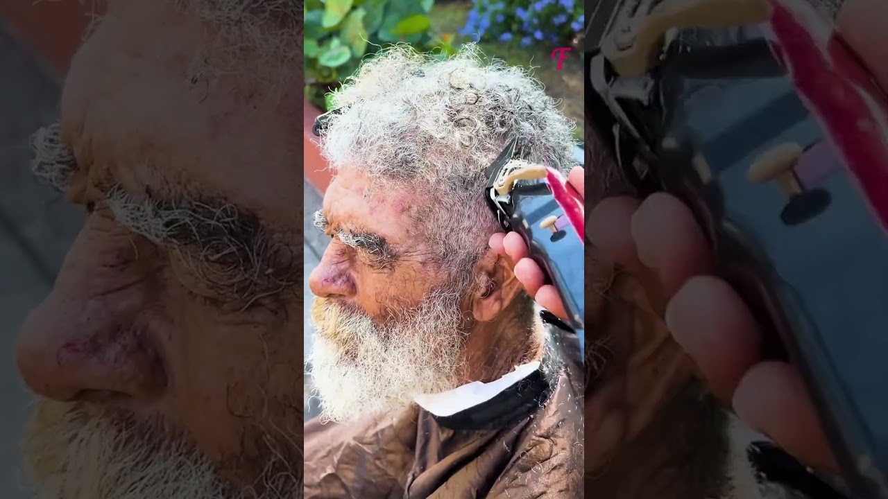 Homeless man gets an incredible street makeover #shorts
