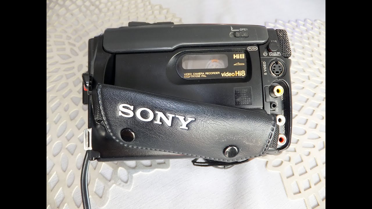Sony CCD-TR705E Hi8 vintage camcorder no focus & distorted picture: disassembly - repair - assembly