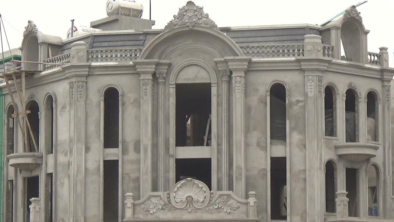 AMAZING HOUSE BUILDING, Classic Housed Exterior Idea With CEMENT ARTS
