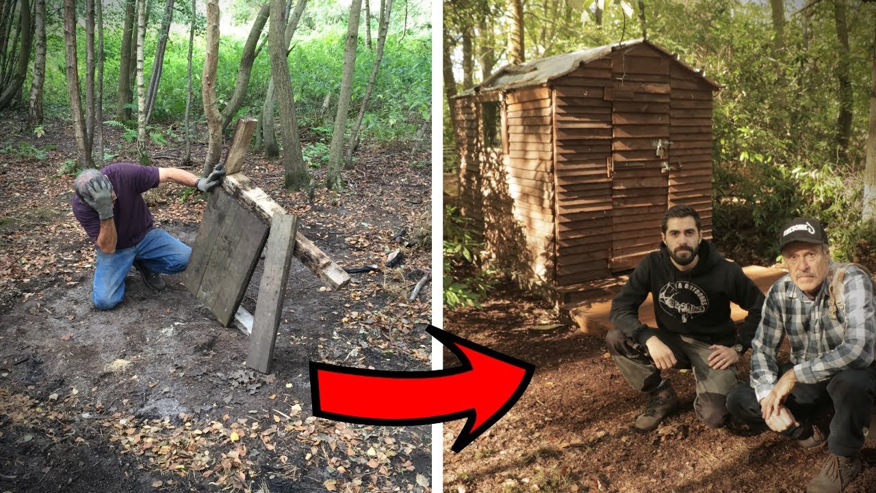 Сохранение нашей каюты с сеткой в лесу (TOTAL RE-BUILD)