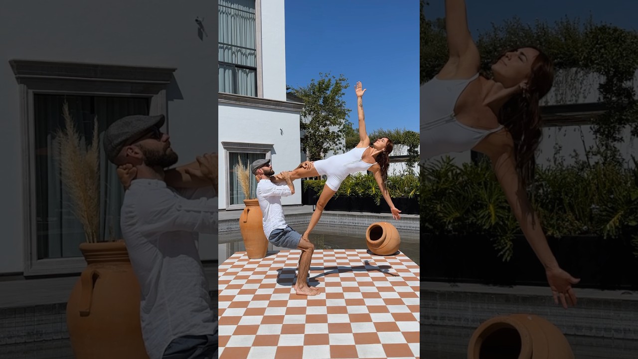 🦋 #acroyoga #couple