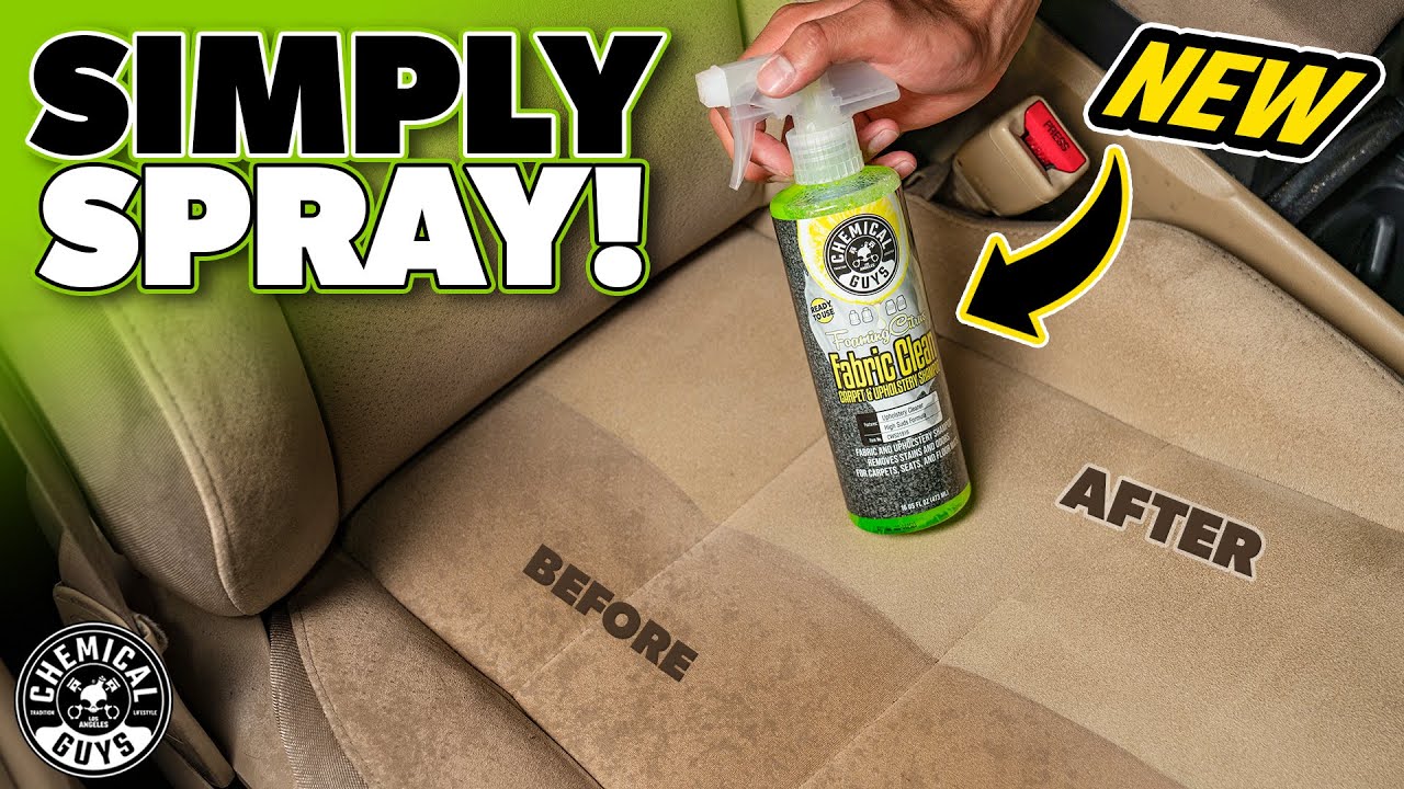 How To Clean Fabric Car Seats And Carpet Floor Mats With A Ready-To-Use Spray! - New Fabric Clean RU