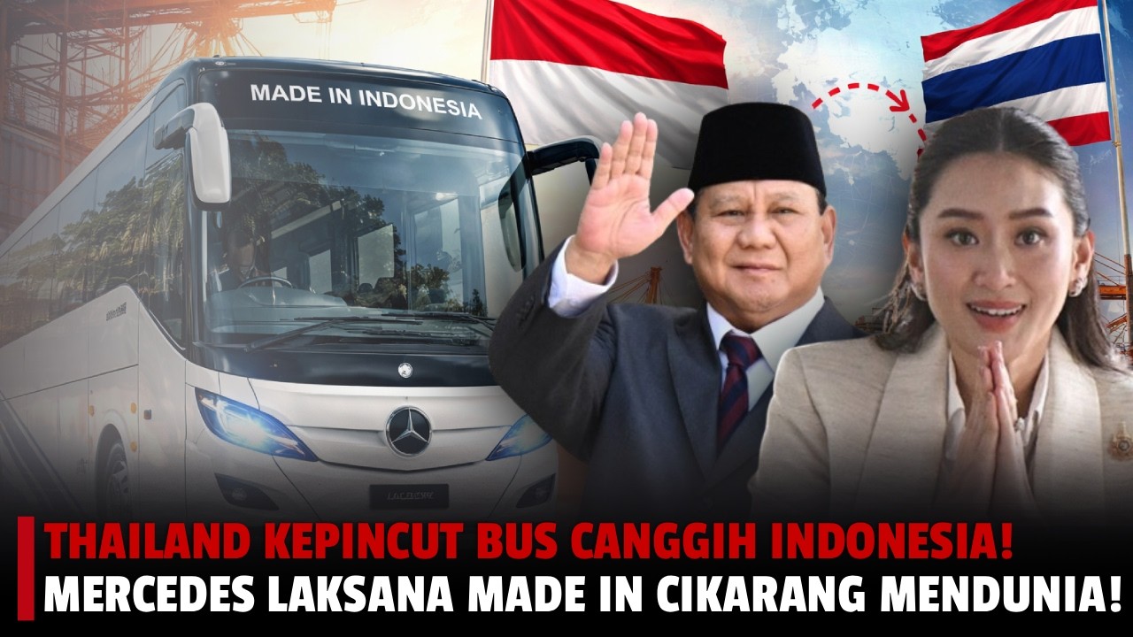 GOKIL! Mercedes Percaya Indonesia! Bus Buatan Lokal Tembus Pasar Global