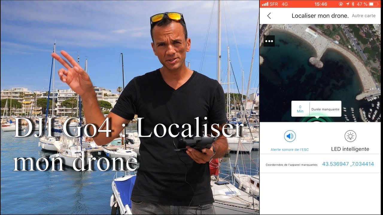 DJI Go4 : Localiser mon drone