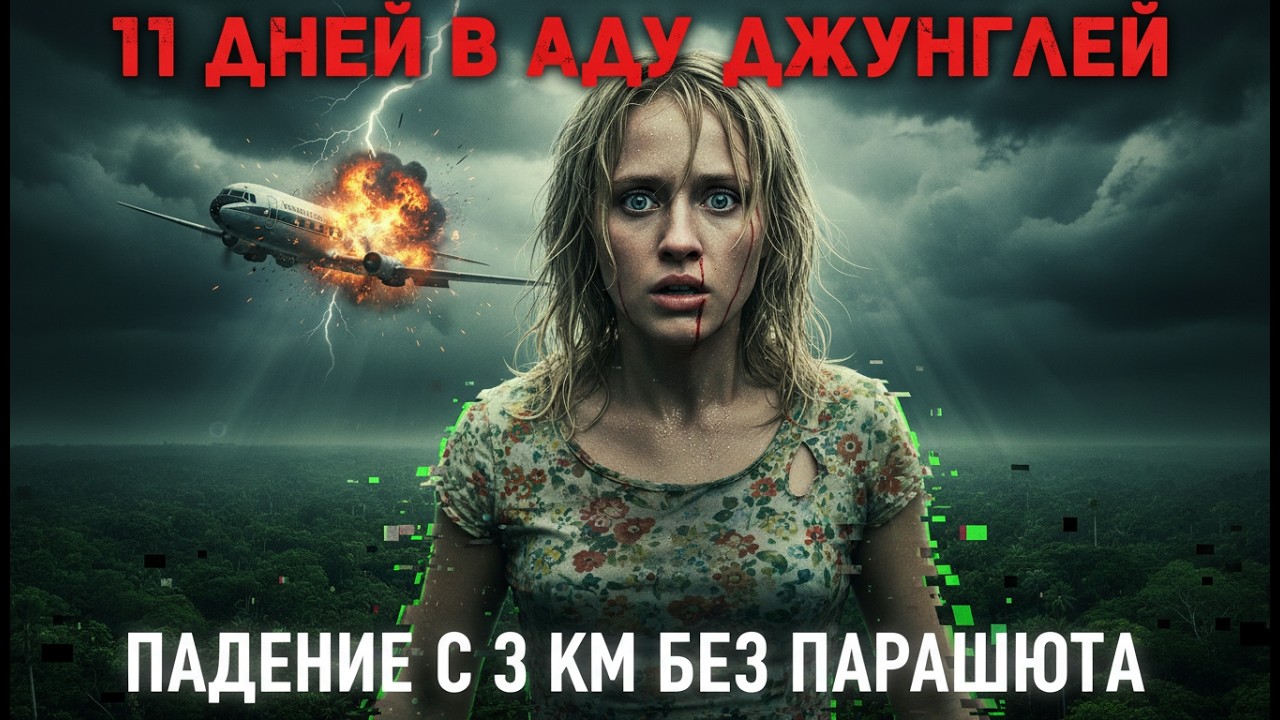 Выжила 11 дней после падения с самолёта. Единственная из 92