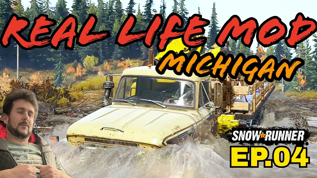 Snowrunner Real Life Mod | Ep.05 | Michigan | Achievement Hunting | Live | Chill Stream