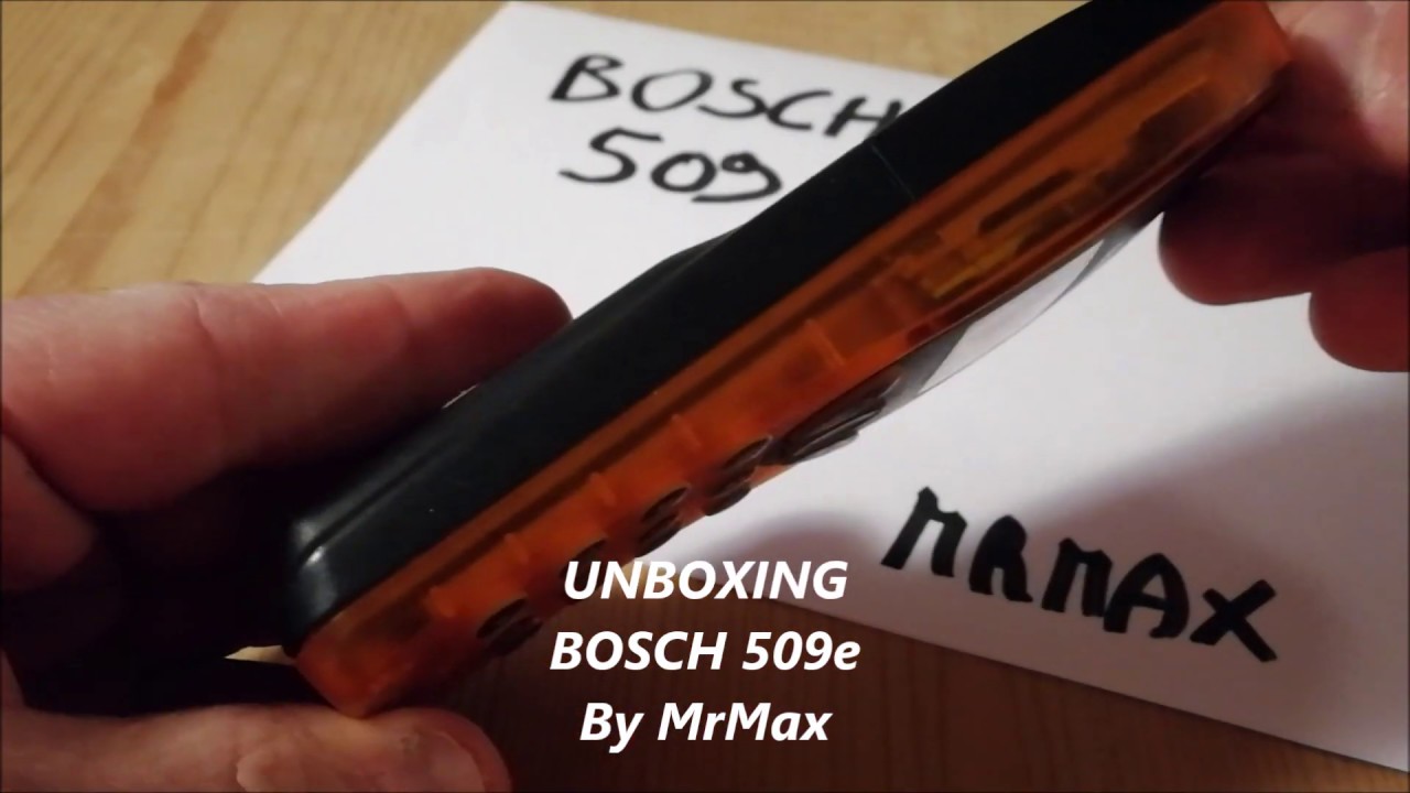 👍UNBOXING BOSCH 509e 👍By MrMax