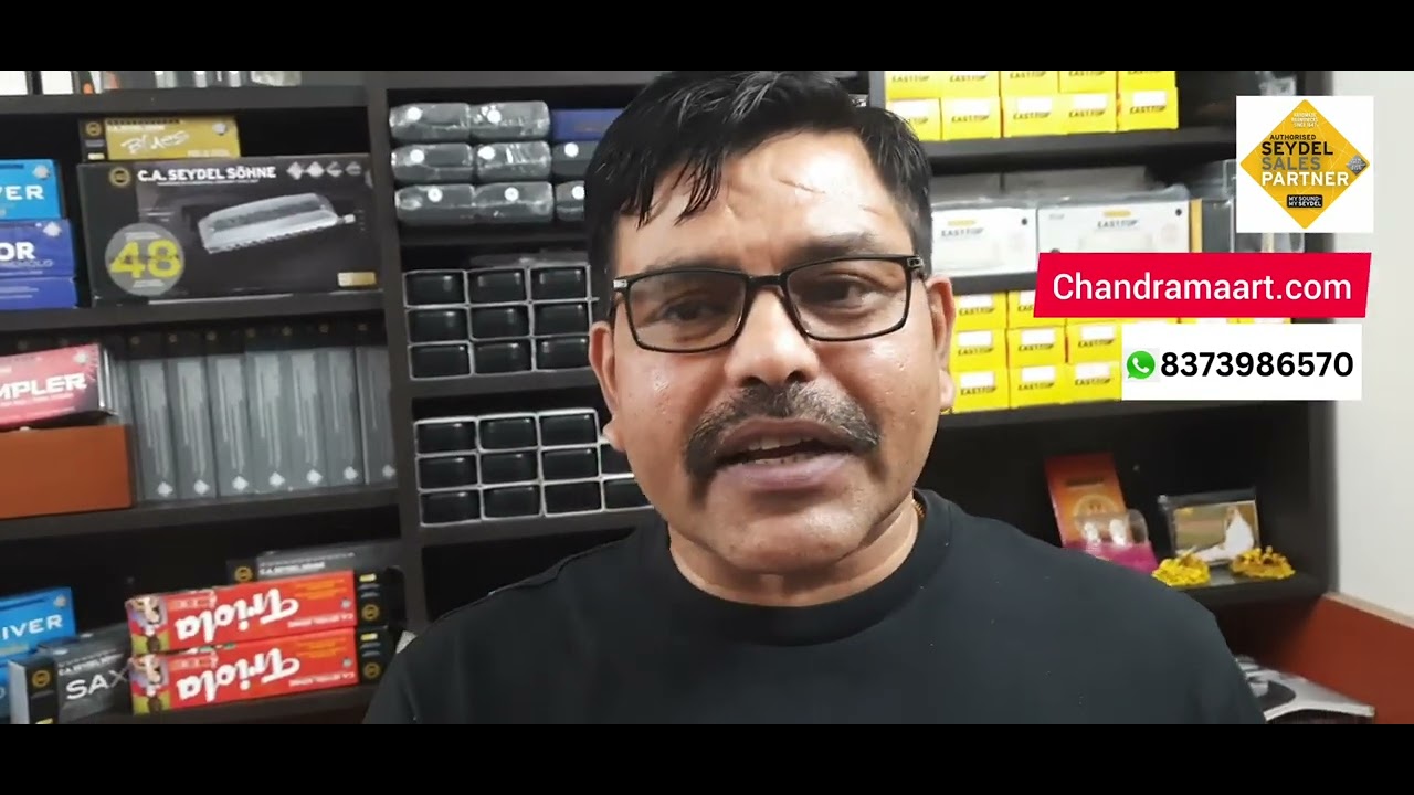 Seydel Saxony | Profesional Chromatic Harmonica|Harmonica Repairing Center| Mouthorgan Chandrama Art