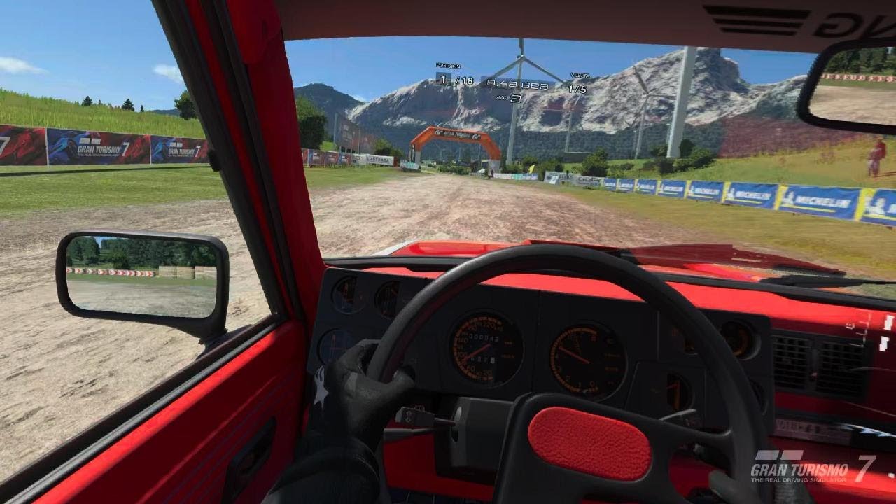 Gran Turismo 7 🏆 Rally Histórico  R5 Turbo '80  Sardegna - Molinos de viento