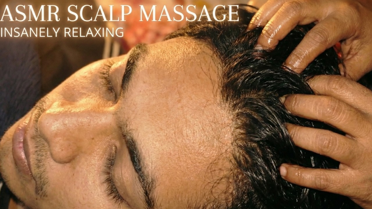 Most Relaxing Scalp Massage & Scratching ASMR for Sleep & Anxiety