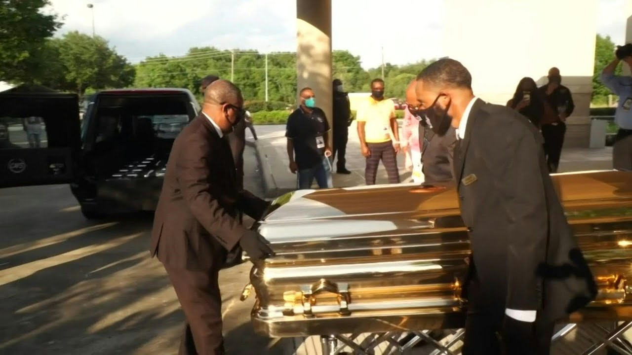 George Floyd's casket leaves church after public viewing in Houston | AFP