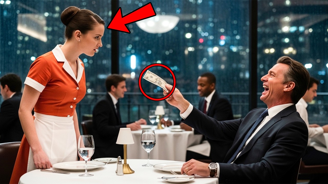 A Rich Man Tips a Struggling Waitress $5 — Not Knowing She Owns the Building