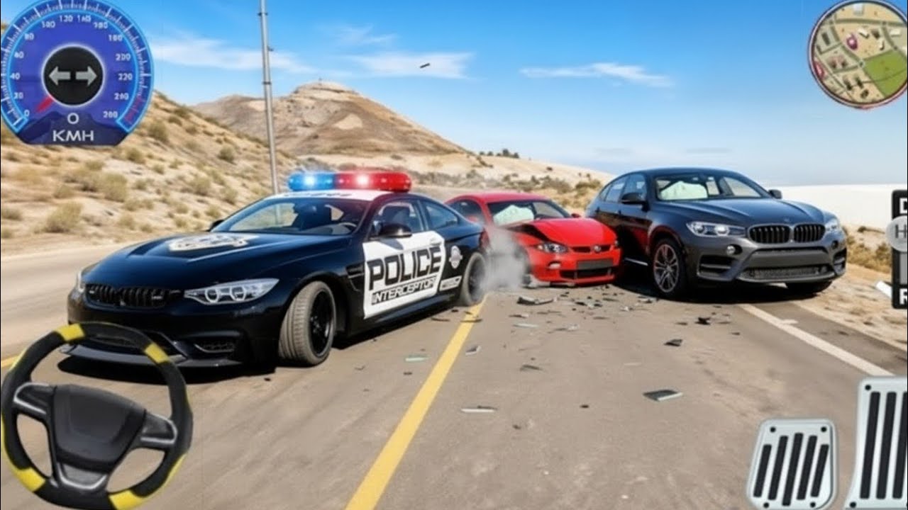 Drive City police Car Chase Simulator 2026 - Real Multi Story Cop Cars Driving 3D : Android GamePlay