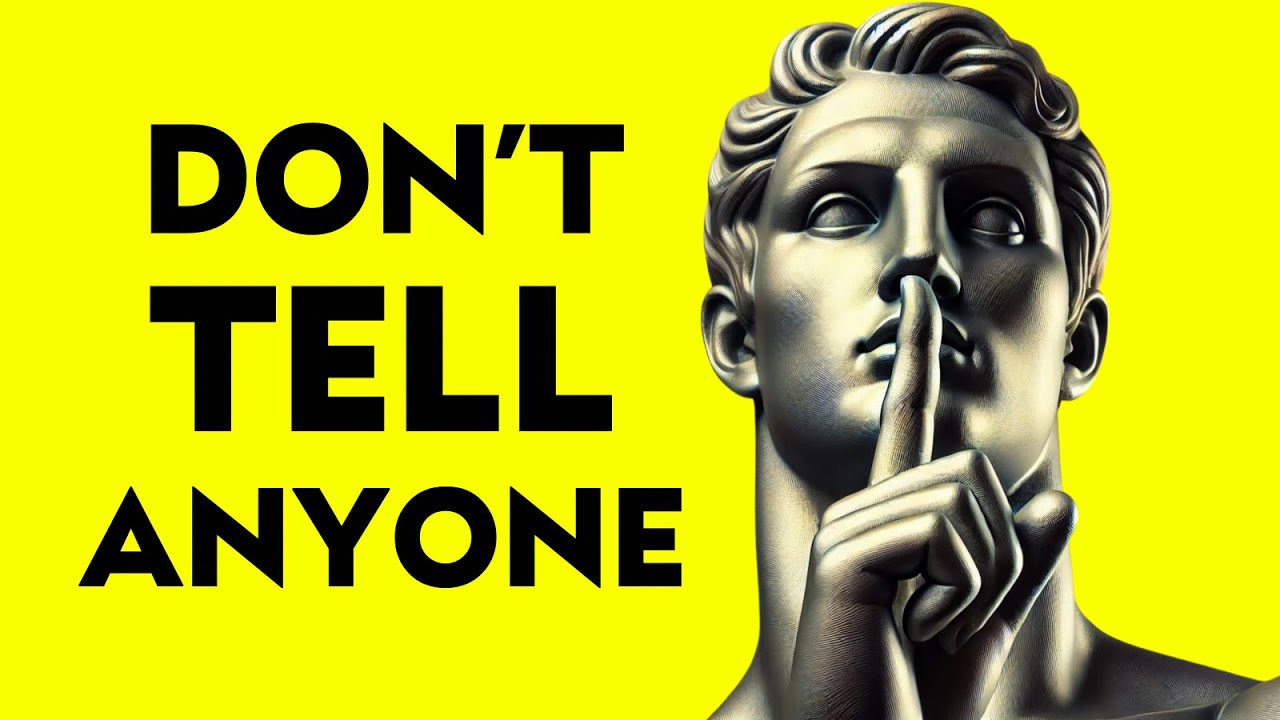 NEVER Reveal These 9 Things - Keep Them SECRET | Stoicism | Marcus Aurelius