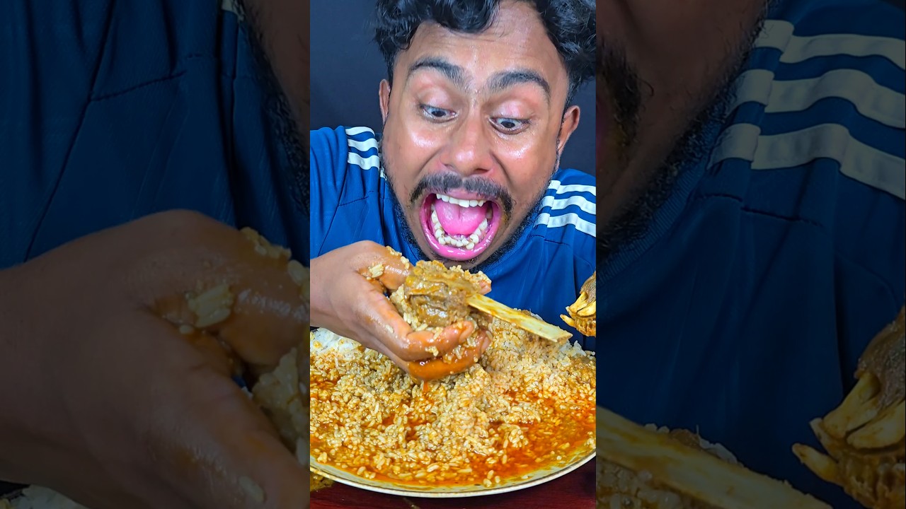 Very Spicy Mutton Chaap Curry Eating #shortvideo #shorts #viral #viralshort #asmr #short #food