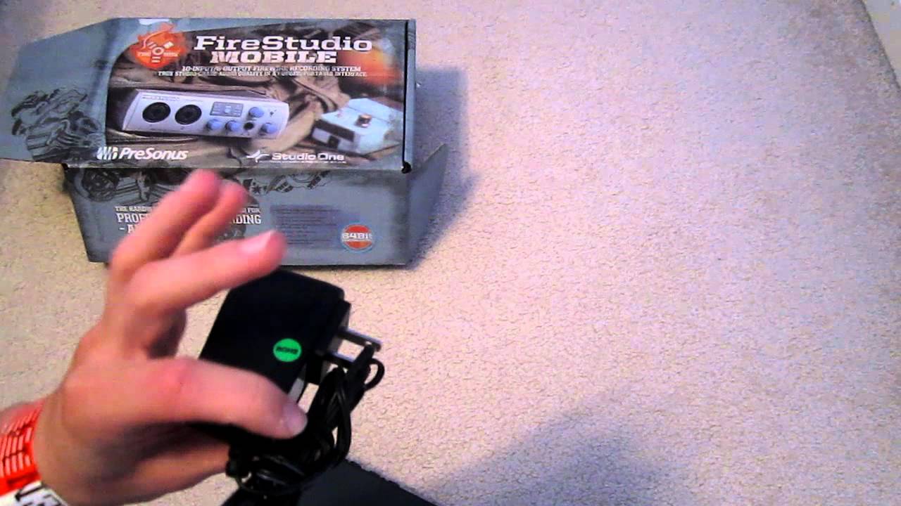 Presonus FireStudio Mobile Unboxing