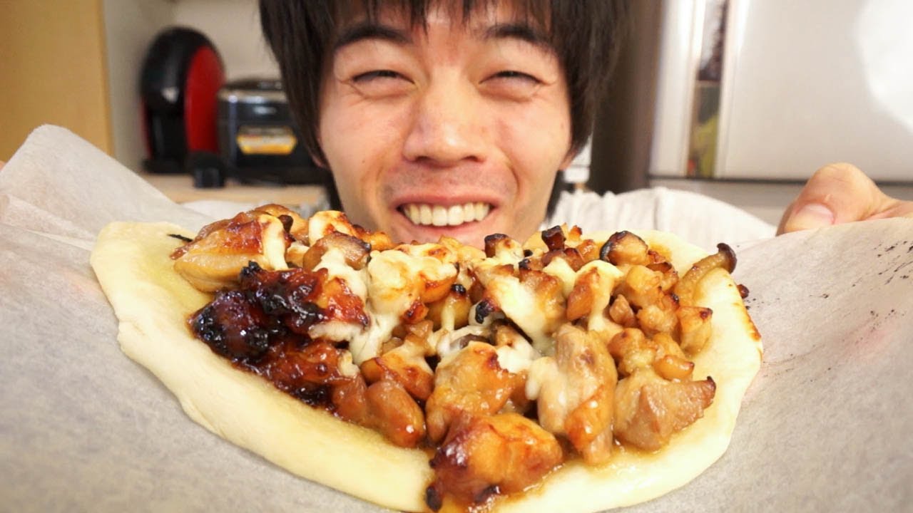 山盛り照り焼きチキンピザの作り方 | Teriyaki Pizza