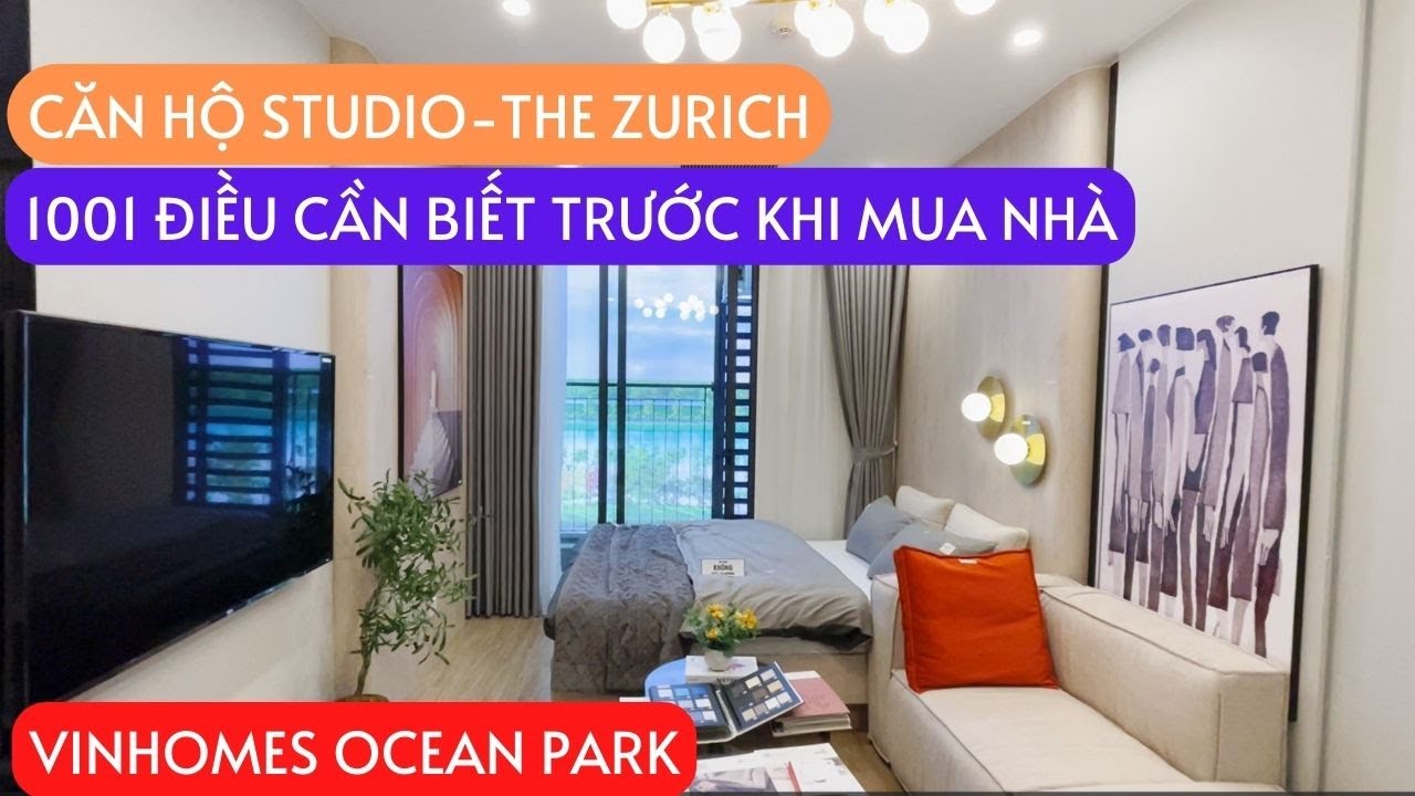 Căn studio -The Zurich ,Vinhomes Ocean Park, 
