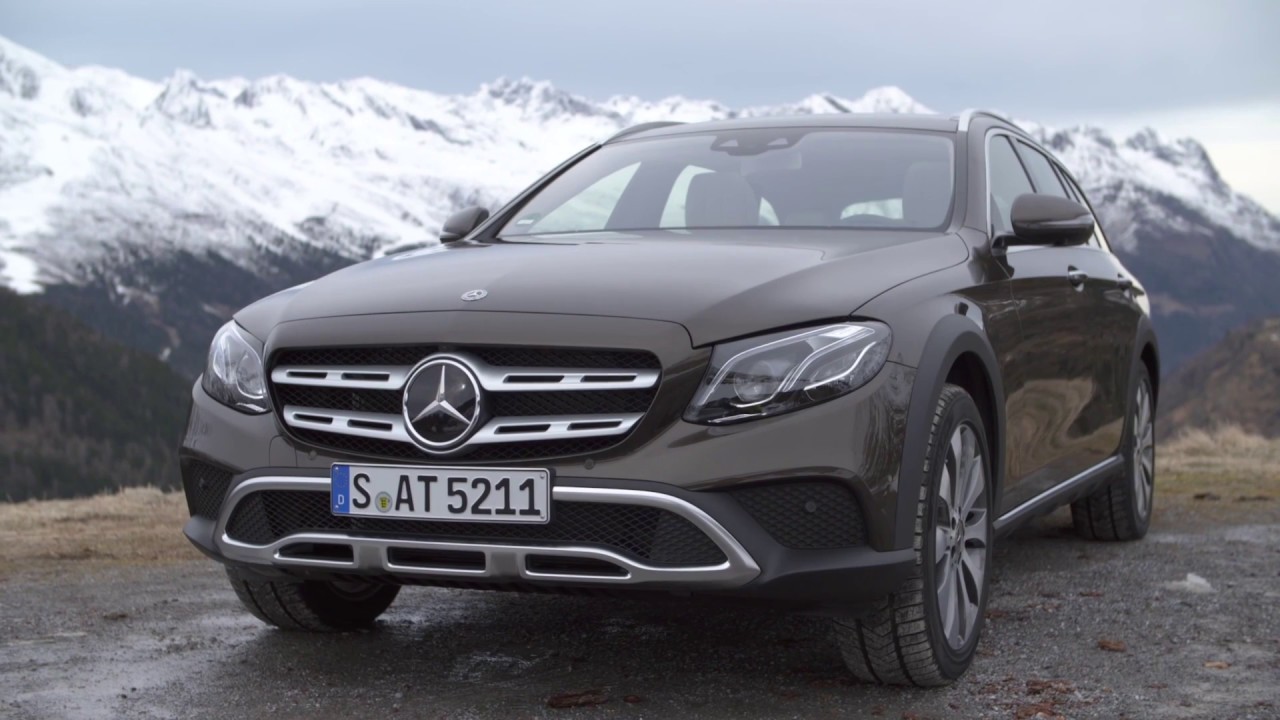 2017 Mercedes E-Class All-Terrain with citrine brown paint