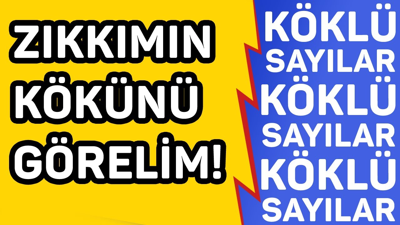 KOKLÜ SAYILAR'dan BU TARZ ÇIKAR! #Sınavİkizi