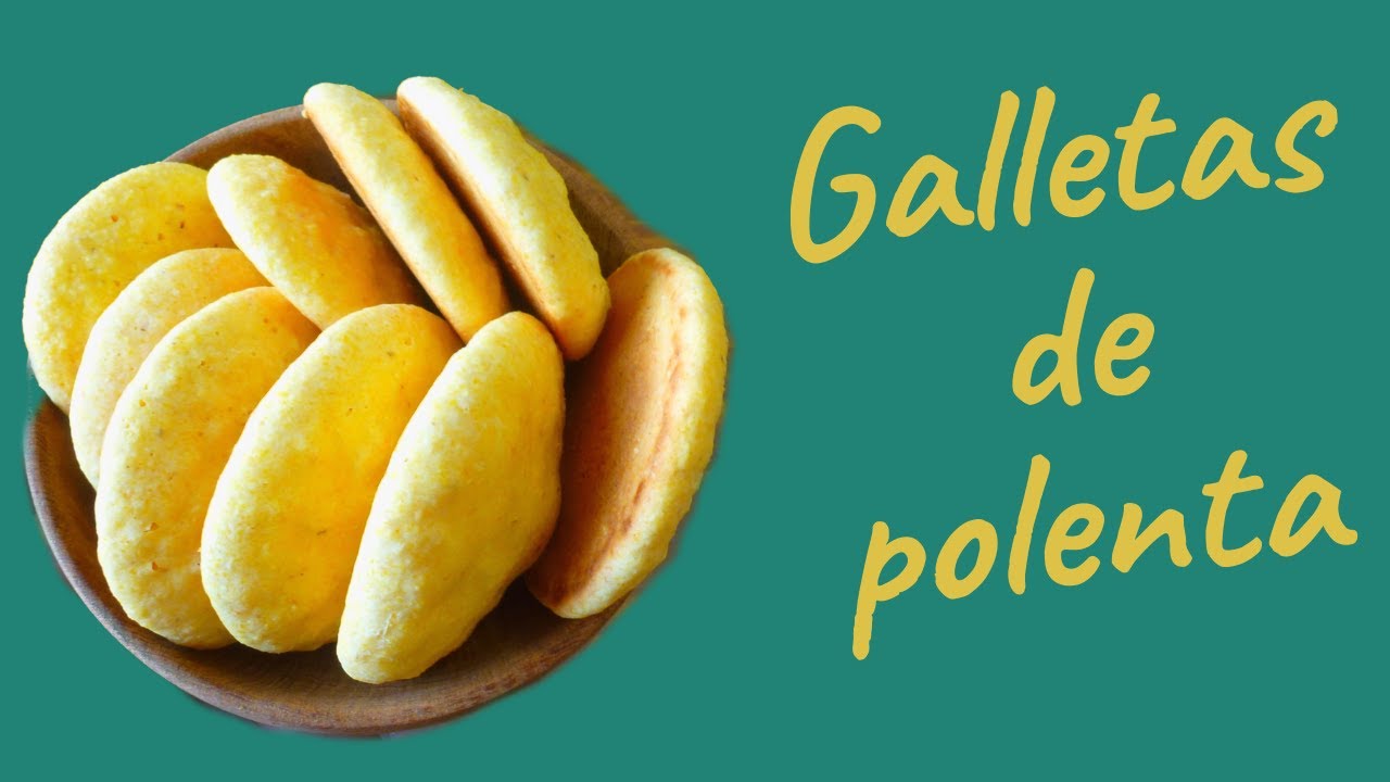 GALLETAS DE POLENTA (SIN HORNO Y SIN HARINA)