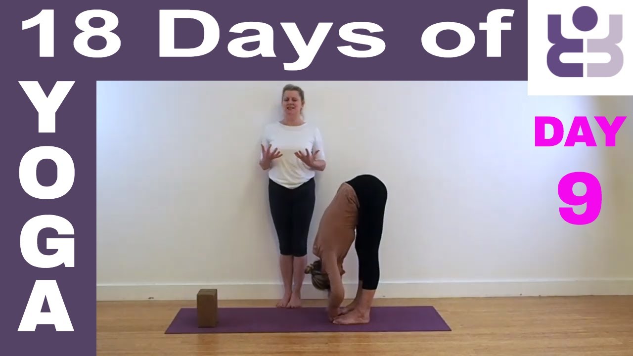 18 Days of Yoga - DAY 9. Iyengar Yoga Tutorial