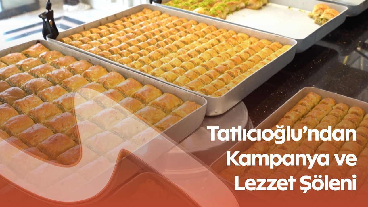 Kahramanmaraş’ta Bayram Tatlısı Yoğunluğu! Tatlıcıoğlu’na Büyük İlgi