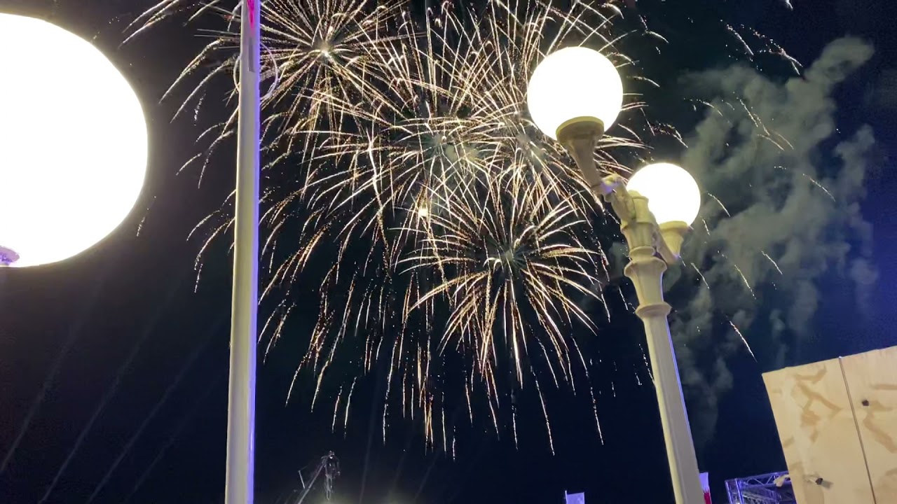 Fireworks at Al-Wakrah Old Souq on Qatar’s National Day Celebration