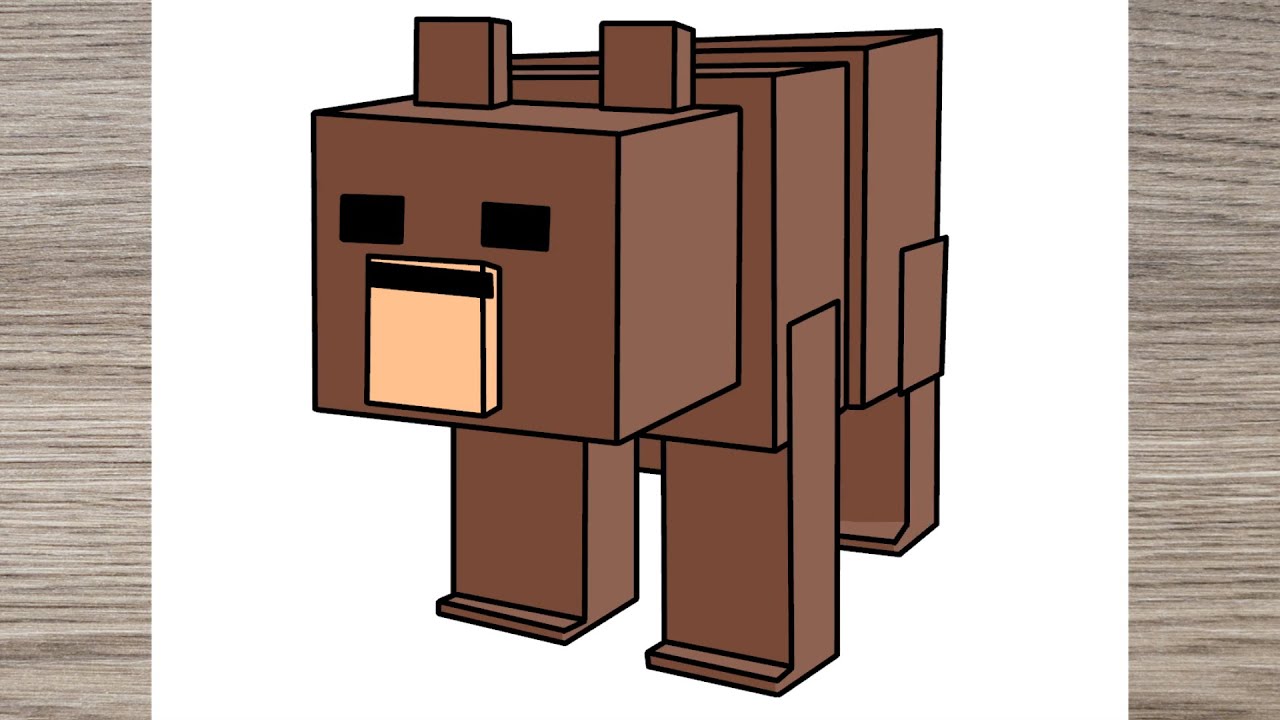 How to draw a Bear from 99 Nights in the Forest